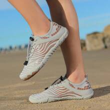 Unisex Swimming Shoes, Women's Aqua Shoes With Anti-Slip, Lightweight Breathable For Beach, Vacation, Travel, Camping, Party, Surfing, Fishing, Indoor Yoga, Outdoor Activities, Summer - Grey - View 7