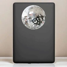 1 pieza Pegatina pequeña de discoteca, pegatina divertida, pegatina de vinilo, perfecta para amantes de los libros y resistente al clima, ideal para portátiles, cuadernos, coches y botellas de agua | Agrega vigor a los efectos personales - Multicolor - Ver 12