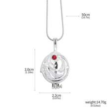 1 pieza Collar colgante de rubí con diseño retro de vampiro Katharine - Estilo 1 - Ver 10