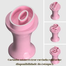Stamp For Brigadeiro Sweets Or American Pasta Hollow Numbers Model - Nhiều màu - Xem 3