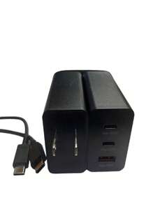 Cargador rapido 65W  con cable  para  iPhone y Samsung - Negro - Ver 3