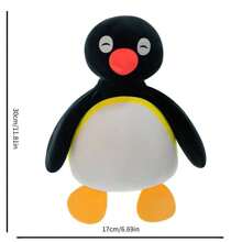 Muñeco de peluche de 11.81in/30cm de pequeño pez abrazando pingüino, muñeco de peluche relleno, almohada, regalo para niños, niñas, Día de San Valentín, peluches lindos, títere, almohada pequeña