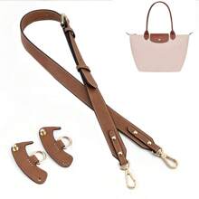 1pc Brown Faux Leather Adjustable Crossbody Bag, Versatile Shoulder Strap Handbag For Women - Brown - View 15