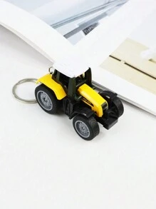 1 chiếc móc khóa mô phỏng máy kéo dễ thương bằng hợp kim kẽm PP quà tặng lưu niệm trường học - Nhiều màu - Xem 10