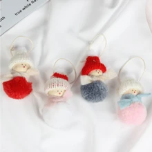 1 件纯色圣诞装饰品，圣诞老人形象装饰挂娃娃北欧圣诞节小雕像，万圣节，万圣节装饰 - 彩色 - 查看 11