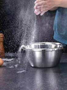 不锈钢非磁性调味罐、烘焙搅拌碗、不锈钢搅拌碗、大号深揉面碗、多功能蔬菜洗菜盆、汤锅