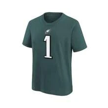 Nike Big Boys And Girls Jalen Hurts Midnight Green Philadelphia Eagles Player Name Number T-Shirt