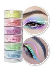 12 colores- 2- Torre de pigmento Neon y Pastel nacarado - Multicolor - Ver 3