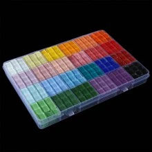 720 peças/Caixa Mosaico de Vidro Vibrante - Peças Decorativas Quadradas Premium para Arte Criativa, Pintura, Joias Artesanais e Projetos de DIY