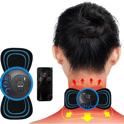 Masajeador Inteligente De Columna Cervical 2023, Mini Parche Masajeador De Cuello, Almohadillas De Masaje Cervical Importadora Tim ChengLeody