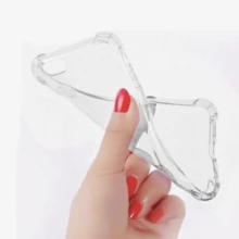 Anti-Impact Transparent Case For Samsung M35 5G/Simple Silicone Case (CF09) - Trong sáng - Xem 9