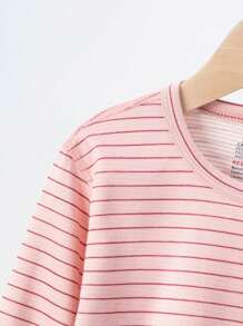 Young Girl 2pcs Warm Thermal Underwear Set, Long Sleeve Top And Pants, Cold Weather Insulated Base Layer