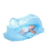 Moises Plegable / Red Cuna Bebe - Azul - Ver 2