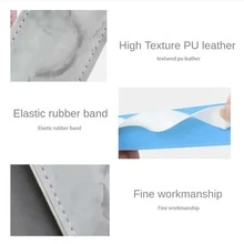1 件装便携式便捷 PU 单层防漏多功能笔盒，适用于圆珠笔和钢笔 - 彩色 - 查看 6