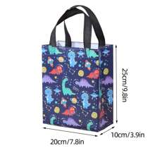 4/8/16 Stück Kleine Dinosaurier Weihnachtsgeschenk Verpackungstüten & Boxen & Geschenkverpackung & Etiketten, wasserdichte bunte Folie Vliesstoff Tüten, 3D Tüten, hitzeversiegelt, mit Henkel, Party Einkaufstüten, Geschenktüten, Schmucktüten, Party Tüten, Feiertags Geschenke, Geburtstags Party Verpackung, Einkaufstüten, dekorative Geschenktüten, handliche Geschenktüten Weihnachten Weihnachtsdeko Weihnachtsgeschenke Weihnachtstüten