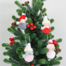 1 件纯色圣诞装饰品，圣诞老人形象装饰挂娃娃北欧圣诞节小雕像，万圣节，万圣节装饰 - 彩色 - 查看 10