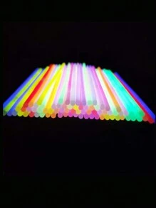 100 szt. świecących pałeczek luzem 8" świecące w ciemności artykuły imprezowe bransoletki naszyjniki, świecący w ciemności neon, Wielkanoc, piłka nożna, zestaw artykułów na imprezę halloweenową jesień, Boże Narodzenie
