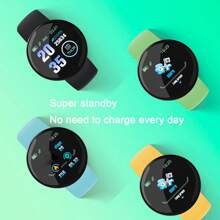 Reloj Inteligente Smart band D18 Macaron - Rosa - Ver 6