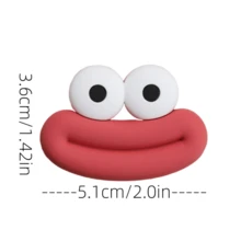 1 件趣味大嘴铁笔筒，创意可爱学生办公桌收纳盒，化妆品收纳盒，适用于学校办公室，办公桌装饰，办公桌垃圾桶，需要 DIY 设计，铅笔盒，铅笔袋，书包 - 彩色 - 查看 7