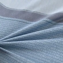 3pcs Polyester Flannel Printed Fitted Sheet Set (1pc Fitted Sheet + 2pcs Pillow Cases)