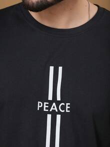 Men T-Shirts - 黑色 - 查看 7