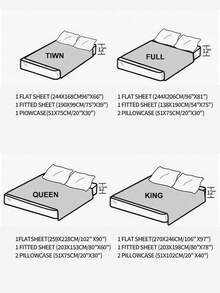 3/4 件可调节床单床笠和枕套套装 - 柔软床单套装，4 件套酒店豪华床笠套装，易护理超细纤维舒适床笠套装 - 白色 - 查看 2