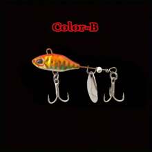High Quality Metal VIB Fishing Lure - 7g/10g/14g Size - Rotating Sequins For Maximum Attraction - Ideal For Catching Stripers, Bass And Other Freshwater Fish