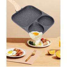 3-In-1 Non-Stick Frying Pan, Omelet, And Pancake Maker Seafood Boil - Black - View 4