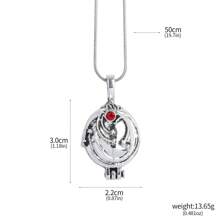 1 pieza Collar colgante de rubí con diseño retro de vampiro Katharine - Estilo 1 - Ver 7