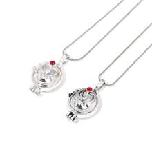 1 pieza Collar colgante de rubí con diseño retro de vampiro Katharine - Estilo 1 - Ver 1