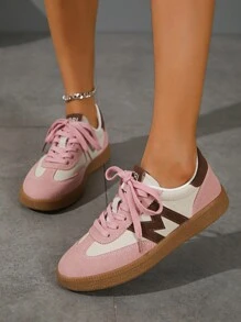 Women's Breathable Pink Casual Shoes, Student Vulcanized Shoes, New Spring Summer Soft Bottom Versatile Sneakers, Autumn Winter