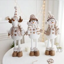 1 cái Ông già Noel Người tuyết Nai sừng tấm Đồ trang trí đứng Tượng nhỏ Đồ trang trí thu gọn Đồ trang trí Trang trí nhà Đồ trang trí Quà tặng tốt nhất Sinh nhật Đồ trang trí Giáng sinh Trang trí phòng Giáng sinh Mùa đông - Nhiều màu - Xem 2