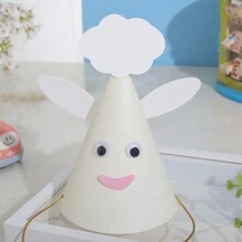 5pcs/Set Cartoon Animal Cow, Pig, Sheep, Chicken, Bull Party Birthday Hat Decoration & Photo Props,Christmas