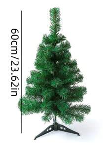 1棵60厘米绿色人造迷你圣诞树，圣诞装饰品（不含饰品），最佳礼物，生日家居装饰，圣诞装饰，房间装饰，冬季圣诞装饰，家居圣诞礼物，圣诞装饰 - 綠色 - 查看 3