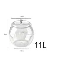 Lọ đựng kẹo và bánh quy Lọ nhựa có nắp đậy Lọ bào chế thuốc trang trí Hộp đựng kẹo tự chọn Hộp đựng thực phẩm kín khí trong suốt Trang trí nhà cửa - Nhiều màu - Xem 17