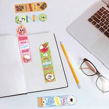 30pcs Cartoon Food & Fruit Series Bookmarks, Colorful Fun Bookmarks For Reading And Food Lovers - Reading And Labeling Paper Cards - 30pcs/pack - View 5