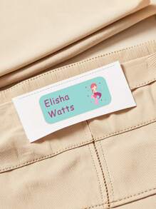 1 st. Gepersonaliseerde kindernaamsticker, gepersonaliseerd tekstlabel, gepersonaliseerde kindersticker, gepersonaliseerde studentennaamsticker, gepersonaliseerde tekststicker, gepersonaliseerde sticker, sticker in verschillende maten Stijlvol, netjes, modern, casual, kleurrijk, schattig, kawaii, schattig, uniek, gepersonaliseerde vondsten, wintermode, cadeau, gepersonaliseerde cadeaus voor meisjes/jongens, babycadeaus, schattige baby's, ideale cadeaus voor hem, familie, vrienden, dochter, zoon, haar voor verjaardagen, voor kinderdag, voor de winter/herfst, terug naar school