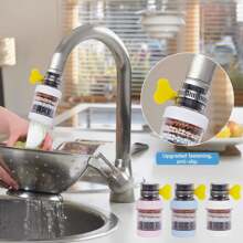 Faucet Installation Filter, Faucet Water Filter Purifier, Kitchen Faucet Filter, Activated Carbon Removal Of Chlorine, Fluorine, Heavy Metals,Filter Water,Water Filter, Waterfilter,Hard Water Suitable For Home Kitchens And Bathrooms