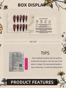 10 件纯手工制作的 Y2K 甜美酷炫辣妹杏仁压指甲丙烯酸、黑白和粉色法式星形装饰钻石装饰适合派对日常节日舞会度假、假日、派对约会装夏季指甲浪漫果冻凝胶持久抛光条指甲用品指甲 - 淺粉色 - 查看 5