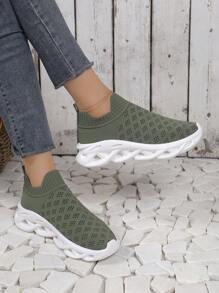 Nouvelles Baskets de route légères pour femmes, respirantes, à imprimé floral vintage avec laçage, pour l'athlétisme