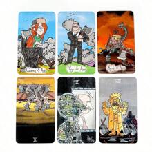 1pc The Mystery Tarot Card Game For Divination And Party,Adult Party Games Suitable For Halloween/Christmas/Thanksgiving - Coffee Brown - View 2