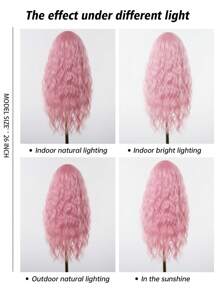 28 INCH White And Gold Wool Rolls, Mechanical Chemical Fibers, Heat-Resistant Wigs, Cosplay Parties Can Be Worn, Charming Elegant, Cute And Elegant