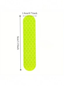 10/20/60 piezas Pegatinas reflectantes de advertencia para automóvil, impermeables y antifouling, adecuadas para automóvil, motocicleta, bicicleta, casco