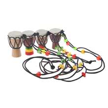 Mini Djembe Percuție pandantiv tobă de mână africană pentru cadou Bongo Cadou clasic, tobă, tobe, set de tobe