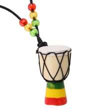 Mini Djembe Percuție pandantiv tobă de mână africană pentru cadou Bongo Cadou clasic, tobă, tobe, set de tobe