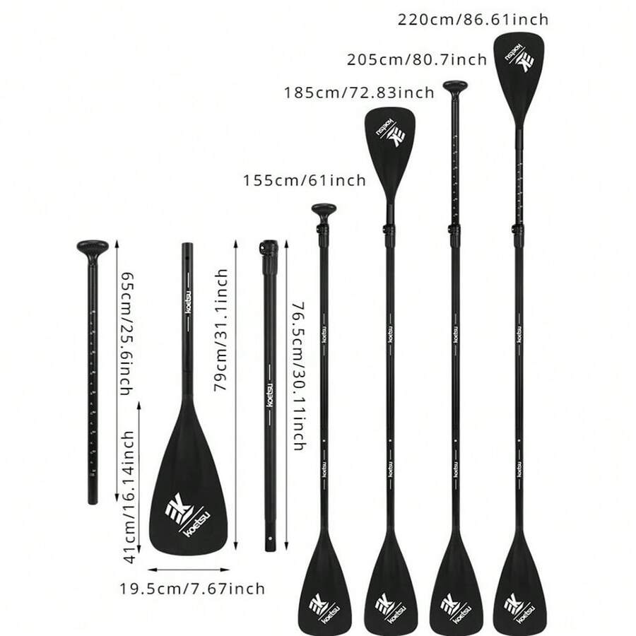 SUP Paddle Single And Double Ended Dual Purpose Paddle Fiberglass