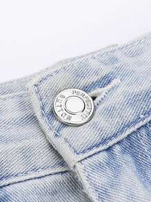 6入組牛仔褲鈕扣更換17毫米無縫金屬鈕扣修復套件無釘可拆卸牛仔褲鈕扣更換組合 - 銀色 - 查看 7