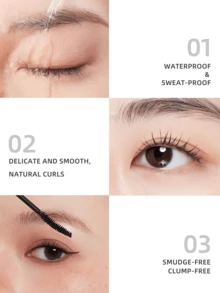 Missha 超强防水纤细睫毛膏 EX [卷翘&丰盈] - 黑色 - 查看 6