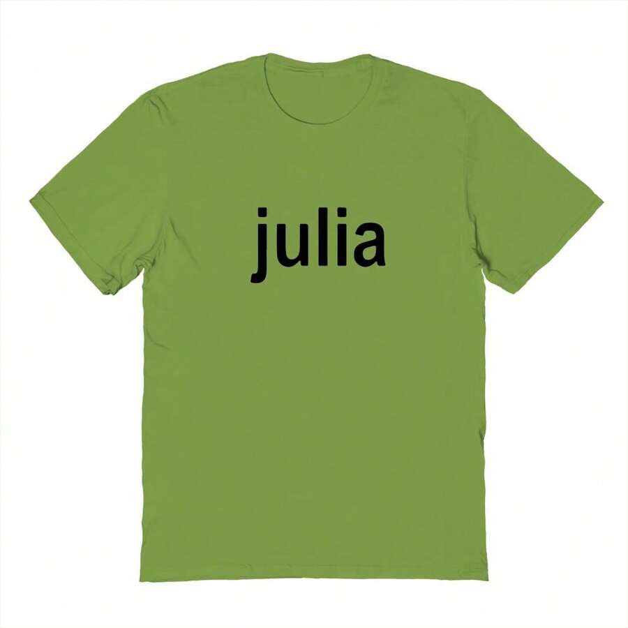 Social Collective Julia Unisex Graphic Cotton T-Shirt - Lime Green - View 1