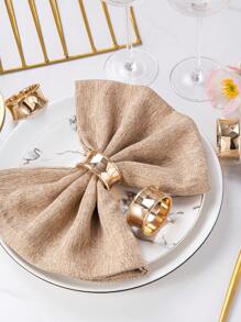 4-6pcs Napkin Rings, Elegant Napkin Holders For Dining Table Decor, Suitable For Wedding, Lunch, Christmas, Thanksgiving, Dinner, Party, Buffet - Multicolor - View 1
